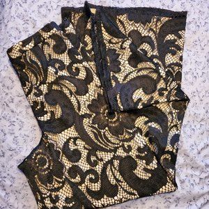 Alice + Olivia Wide Leg Lace Pants Sz10